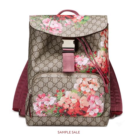 womens floral gucci backpack|Gucci drawstring backpacks.